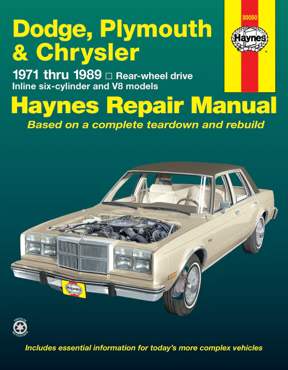 Chrysler New Yorker Owners Workshop Manual